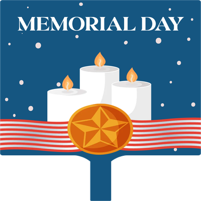 Custom Hand Fans Multiple Sizes Memorial Day 2