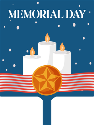 Custom Hand Fans Multiple Sizes Memorial Day 2