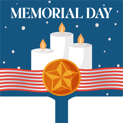 Custom Hand Fans Multiple Sizes Memorial Day 2