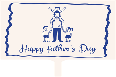 Custom Hand Fans Multiple Sizes Happy Father's Day