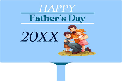 Custom Hand Fans Multiple Sizes Father's Day 20XX