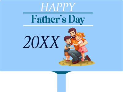Custom Hand Fans Multiple Sizes Father's Day 20XX