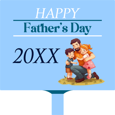Custom Hand Fans Multiple Sizes Father's Day 20XX