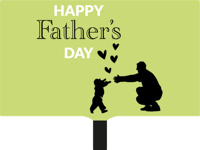 Custom Hand Fans Multiple Sizes Happy Father's Day 2