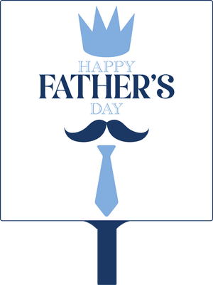 Custom Hand Fans Multiple Sizes Father's Day Mustache