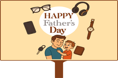 Custom Hand Fans Multiple Sizes Happy Father's Days