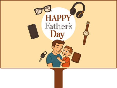 Custom Hand Fans Multiple Sizes Happy Father's Days
