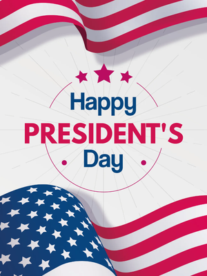 Custom Outdoor Yard Signs Multiple Sizes Happy Presidents Day