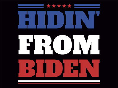 Custom Outdoor Yard Signs Multiple Sizes Hidin From Biden
