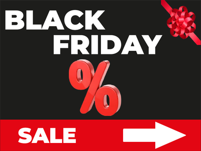 Custom Outdoor Yard Signs Multiple Sizes Black Friday