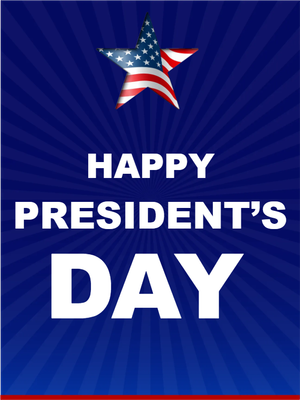 Custom Outdoor Yard Signs Multiple Sizes Honoring Presidents Day