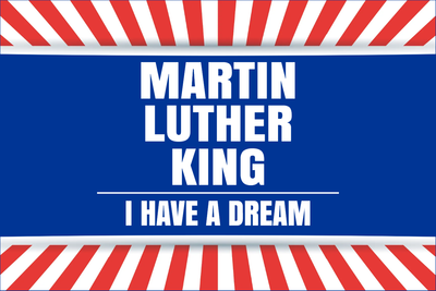 Custom Outdoor Yard Signs Multiple Sizes Honor MLK Day