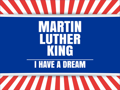 Custom Outdoor Yard Signs Multiple Sizes Honor MLK Day