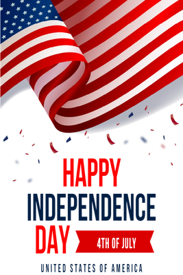 Custom Outdoor Yard Signs Multiple Sizes Happy July 4th