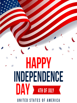 Custom Outdoor Yard Signs Multiple Sizes Happy July 4th