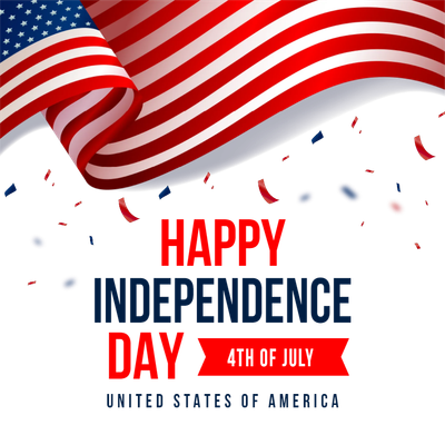 Custom Outdoor Yard Signs Multiple Sizes Happy July 4th