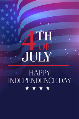 Custom Outdoor Yard Signs Multiple Sizes Happy Independence Day