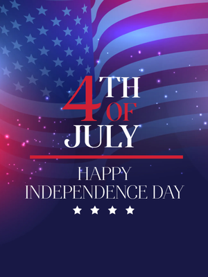 Custom Outdoor Yard Signs Multiple Sizes Happy Independence Day
