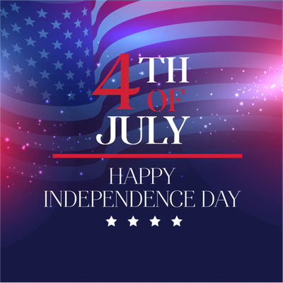 Custom Outdoor Yard Signs Multiple Sizes Happy Independence Day