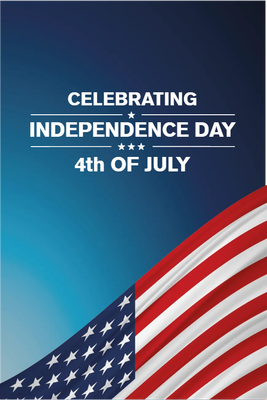 Custom Outdoor Yard Signs Multiple Sizes Celebrating Independence Day