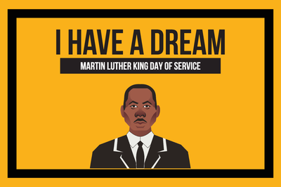 Custom Outdoor Yard Signs Multiple Sizes MLK Service Day