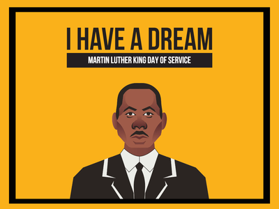 Custom Outdoor Yard Signs Multiple Sizes MLK Service Day