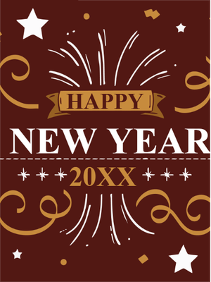 Custom Outdoor Yard Signs Multiple Sizes Abundant New Year