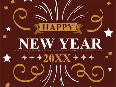 Custom Outdoor Yard Signs Multiple Sizes Abundant New Year