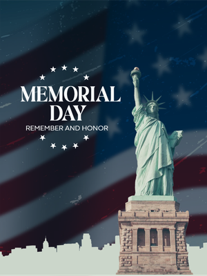 Custom Outdoor Yard Signs Multiple Sizes Memorial Day Ceremony