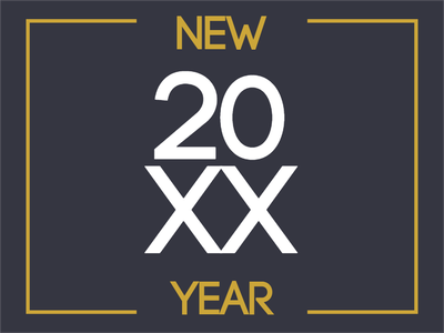 Custom Outdoor Yard Signs Multiple Sizes New Year Sign