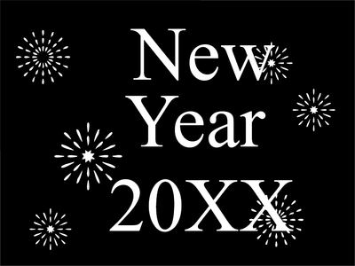 Custom Outdoor Yard Signs Multiple Sizes New Years Day