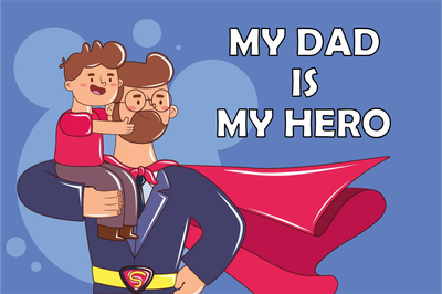 Custom Outdoor Yard Signs Multiple Sizes My Hero Dad