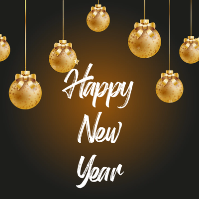 Custom Outdoor Yard Signs Multiple Sizes Bright New Year