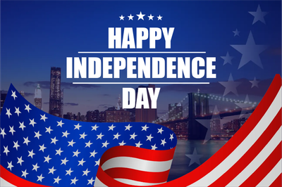 Custom Outdoor Yard Signs Multiple Sizes Independence Day Celebration