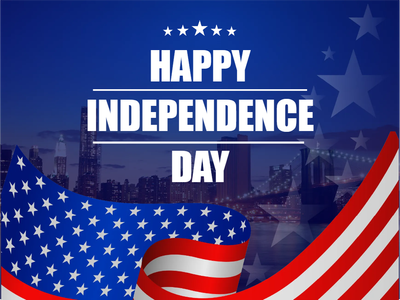 Custom Outdoor Yard Signs Multiple Sizes Independence Day Celebration