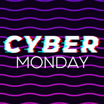 Custom Outdoor Yard Signs Multiple Sizes Cyber Wavy Monday