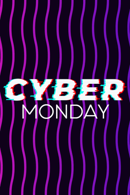 Custom Outdoor Yard Signs Multiple Sizes Cyber Wavy Monday