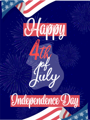 Custom Outdoor Yard Signs Multiple Sizes Independence Day