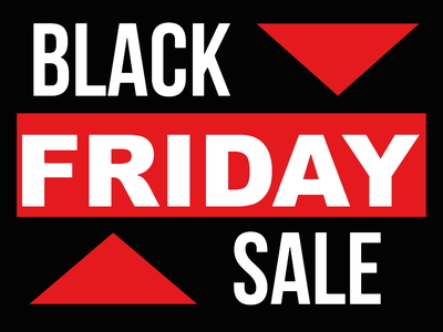 Custom Outdoor Yard Signs Multiple Sizes Black Friday Sale