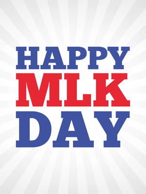 Custom Outdoor Yard Signs Multiple Sizes Happy MLK Day