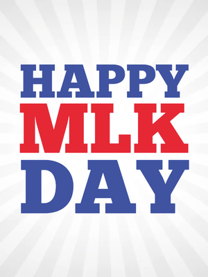 Custom Outdoor Yard Signs Multiple Sizes Happy MLK Day