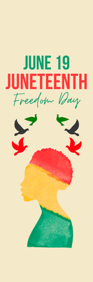 Custom Outdoor Yard Signs Multiple Sizes Juneteenth Freedom Day
