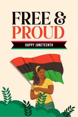 Custom Outdoor Yard Signs Multiple Sizes Happy Juneteenth