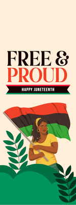 Custom Outdoor Yard Signs Multiple Sizes Happy Juneteenth