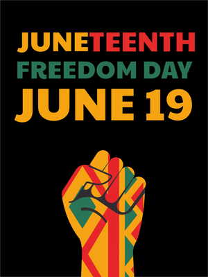 Custom Outdoor Yard Signs Multiple Sizes Celebrate Juneteenth