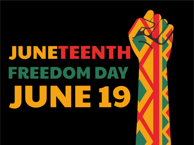 Custom Outdoor Yard Signs Multiple Sizes Celebrate Juneteenth