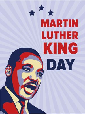 Custom Outdoor Yard Signs Multiple Sizes Celebrate MLK Day