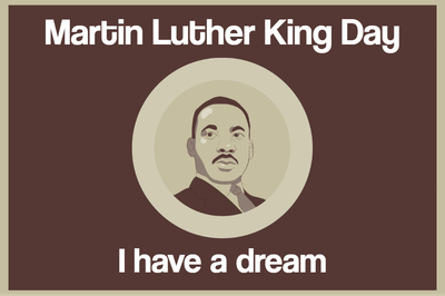 Custom Outdoor Yard Signs Multiple Sizes MLK Big Dream