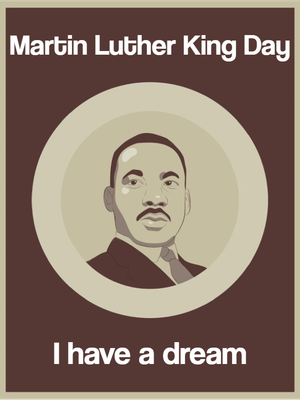 Custom Outdoor Yard Signs Multiple Sizes MLK Big Dream