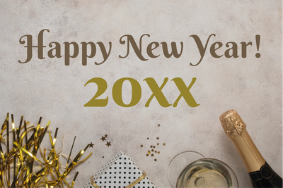 Custom Outdoor Yard Signs Multiple Sizes Happy New Year